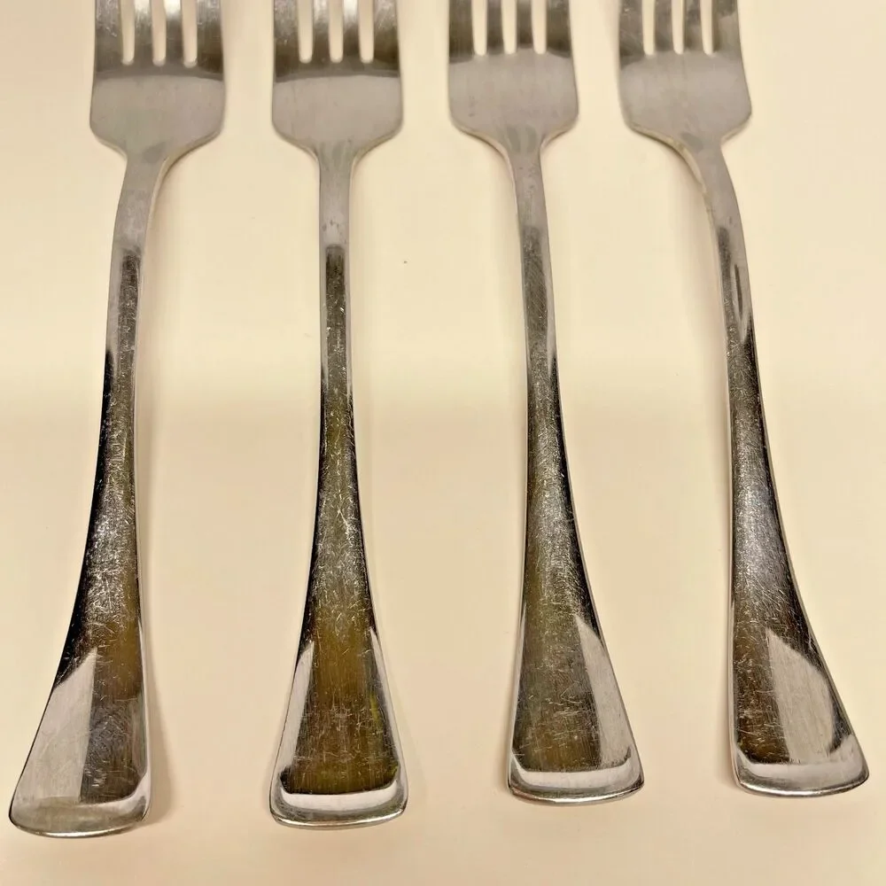 Oneida Silver Emma Mirror Stainless Steel Flatware set of 4-7